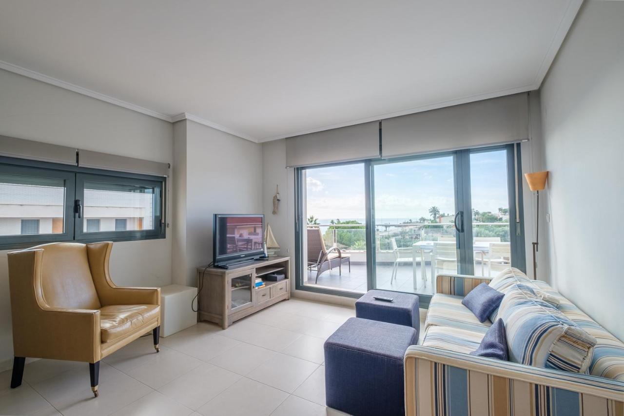 Ferienwohnung Atico-Duplex Geniales Vistas Al Mar Vinarós Exterior foto