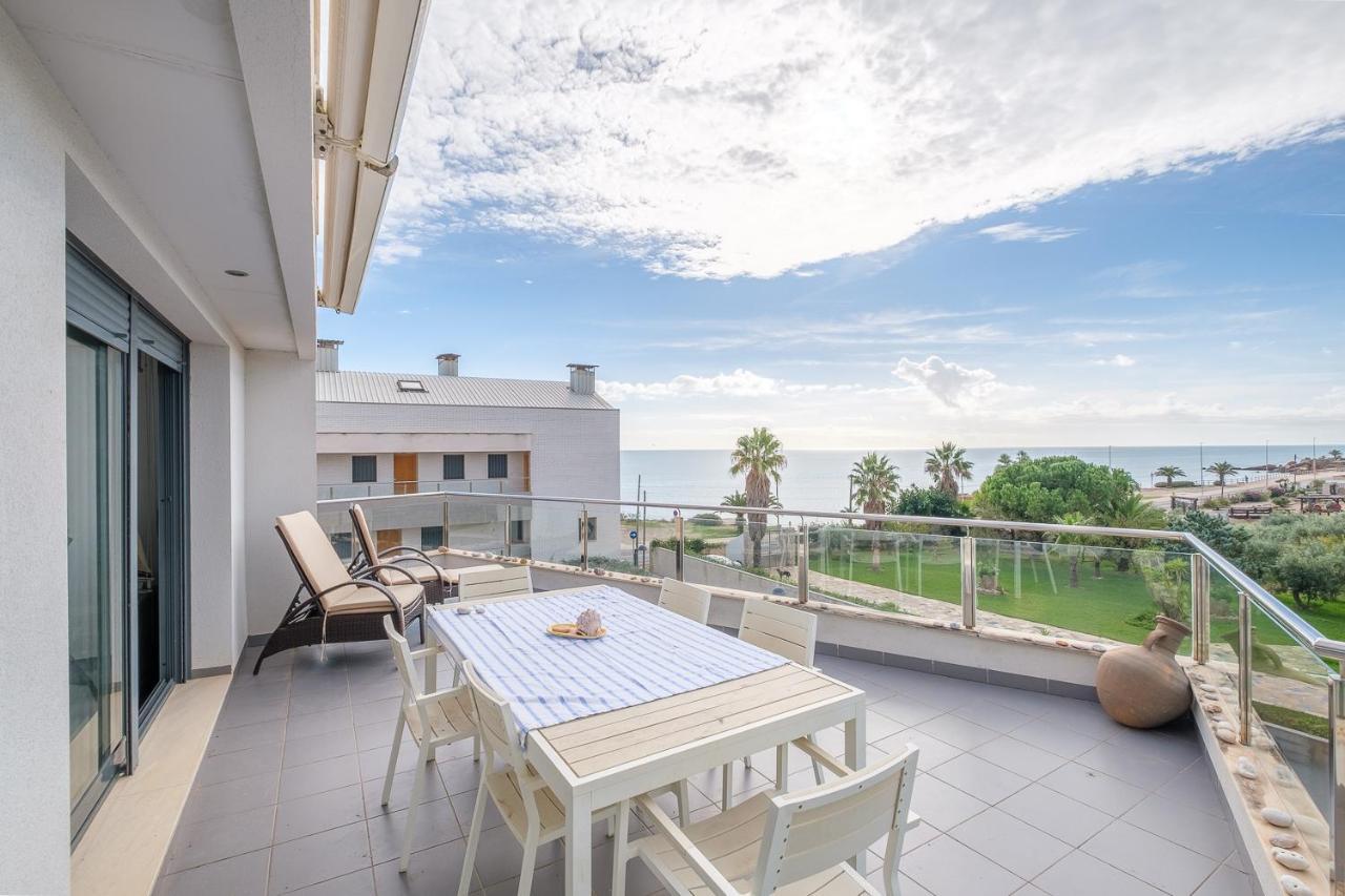 Ferienwohnung Atico-Duplex Geniales Vistas Al Mar Vinarós Exterior foto